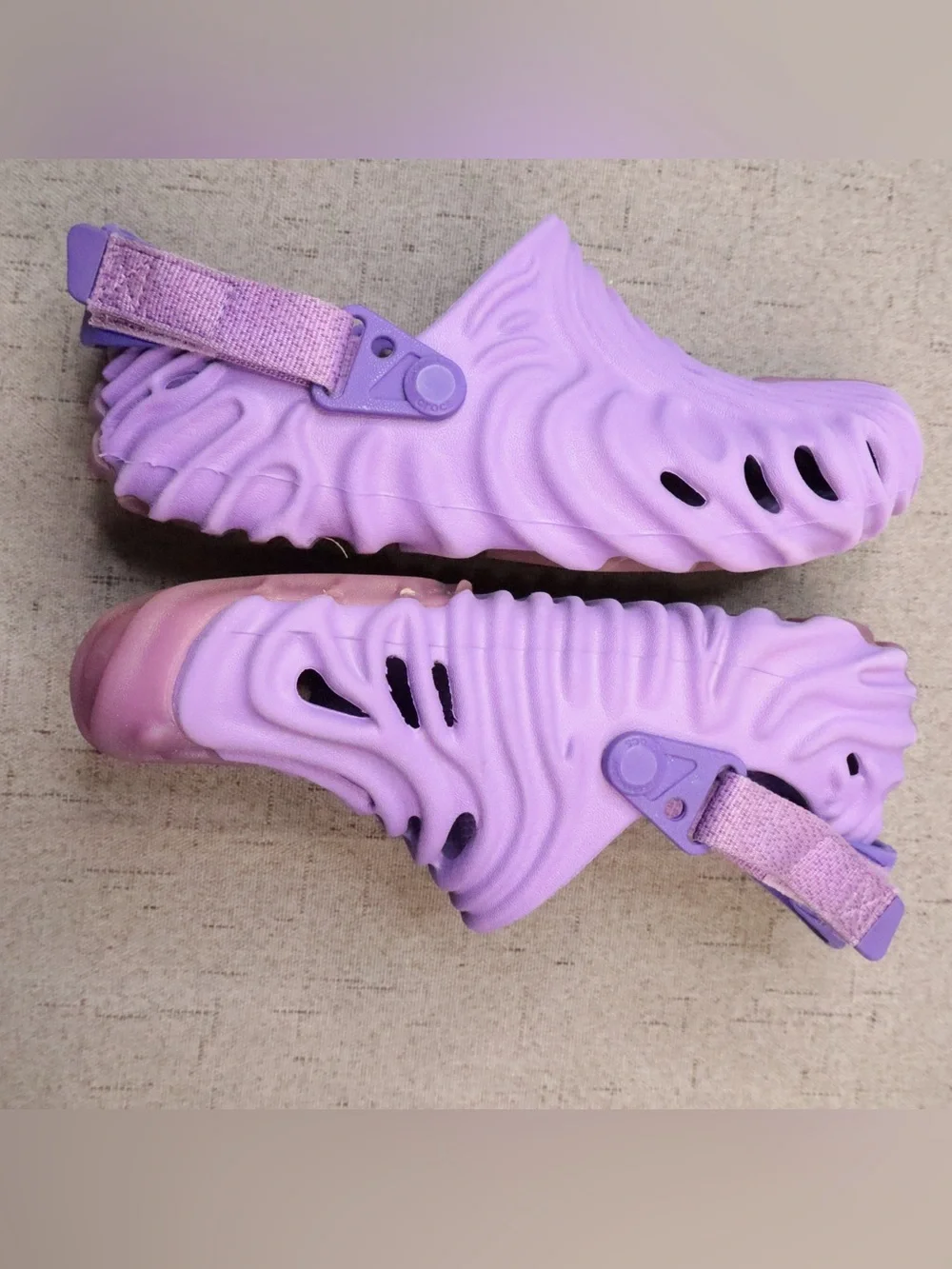Salehe Bembury x Crocs Pollex Clog Kids Dewberry Purple Size J2 New Style